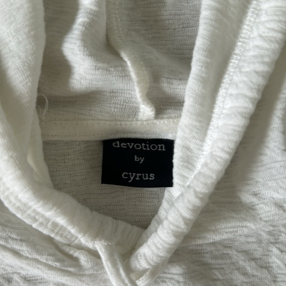 Devotion by Cyrus White Pull Over Hoodie - Picture 2 of 5
